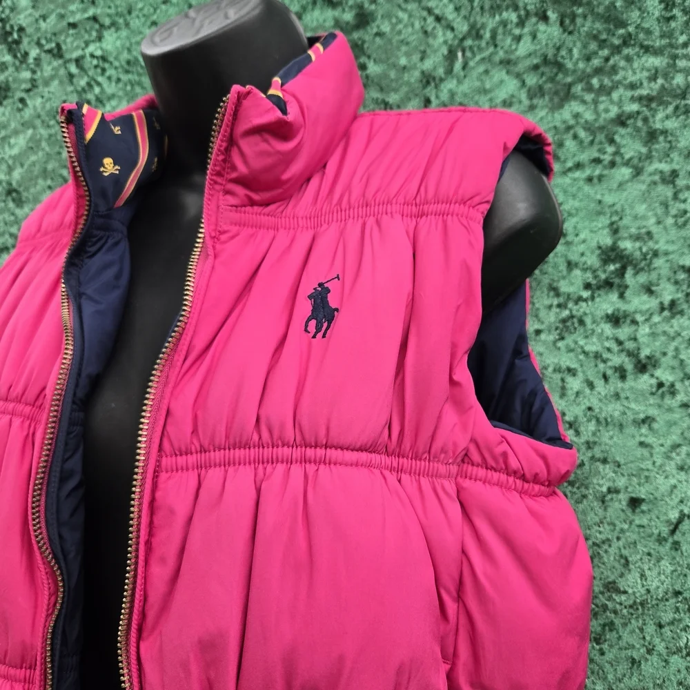 Ralph Lauren  Pink and Navy Reversible Vest